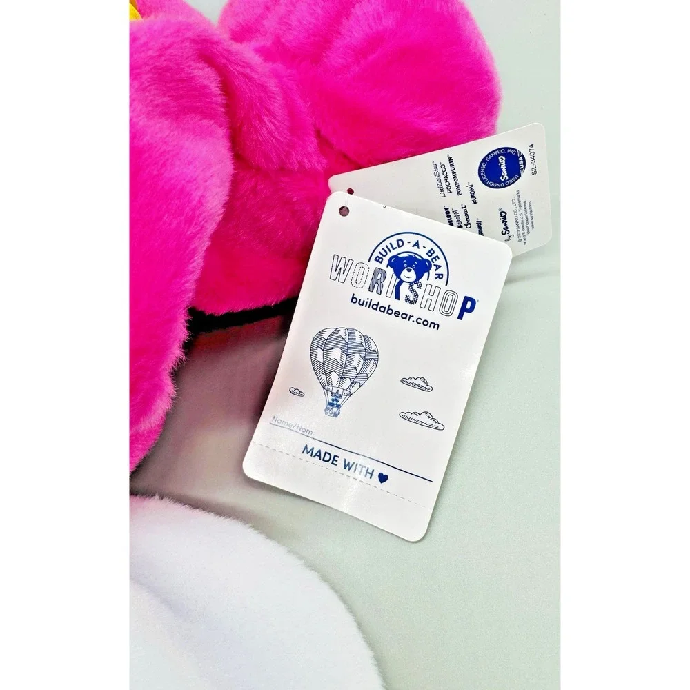 My Melody Build A Bear Plush Hello Kitty‎ Sanrio 2023 NWT Unstuffed Tee Shirt